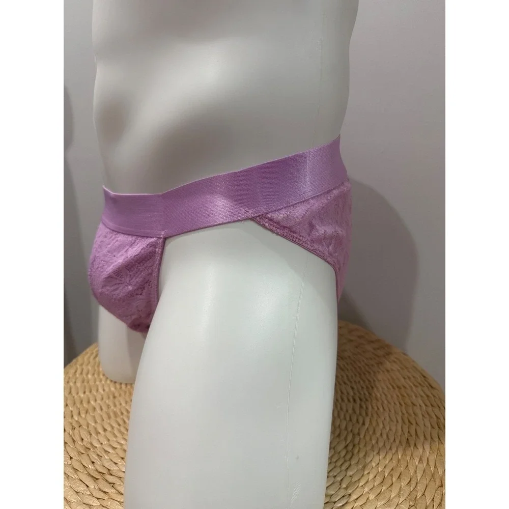 Cosabella Never Say‎ Never Lace Sports Brief Neela Flower Pink Size L